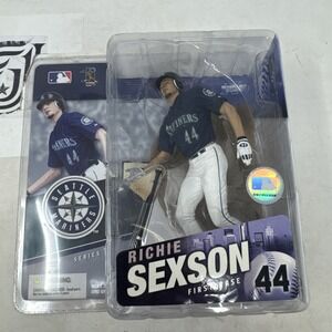 McFarlane MLB RICHIE SEXSON MARINERS Surprise Insert BLUE Uniform Series 15  #44